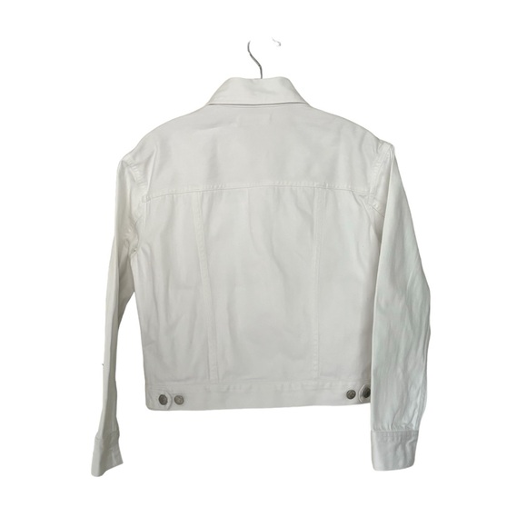 MADEWELL | THE-BOXY CROP JEAN JACKET IN TILE WHITE STYLE J0473 SZ M - Picture 7 of 11